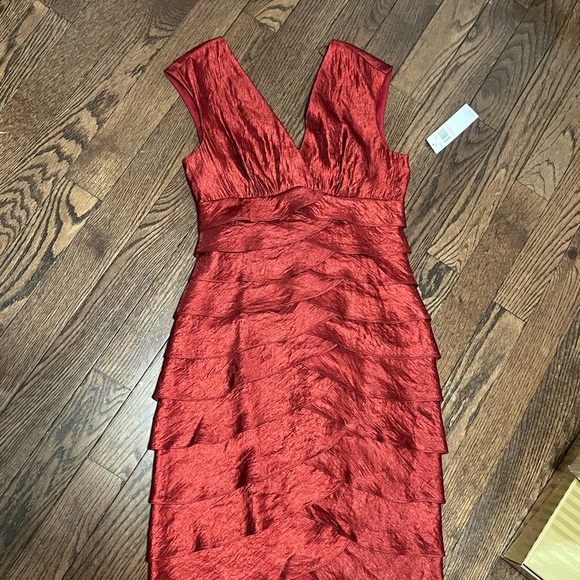 London Times Maroon/wine Dress NWT - Picture 4 of 7